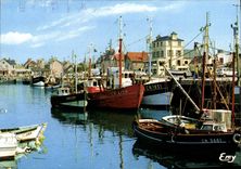 CPSM Grandcamp Maisy Calvados le port 