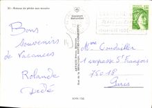 CPSM Souvenir de Langrune sur Mer retour de peche aux moules