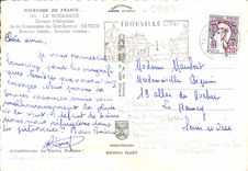 CPSM Folklore France la Normandie groupe folklorique de la Compagnie du Gar Scavoir Bayeux Bonjour V
