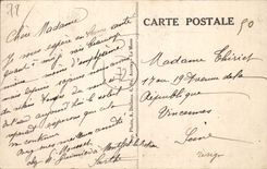 CPA Montfort le Rotrou Sarthe entree principal du chateau les Pavillons 