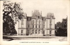 CPA Montfort le Rotrou Sarthe le chateau 
