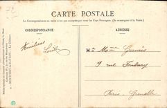 CPA La Sarthe Montfort le Rotrou le chateau entree M le Marquis de Nicolay