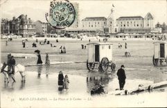 CPA Malo les Bains La Plage et le Casino 