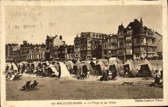CPA Malo les Bains La Plage et les Villas 