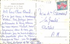 CPA Malo les Bains Vue generale de la Plage 