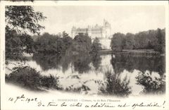 CPA Pierrefonds Chateau vu du Bois d'Haucourt 