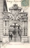 CPA Compiegne La Porte de l'Hotel de Ville 