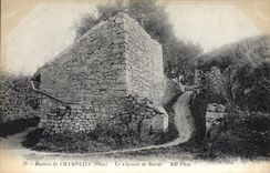 CPA Ruines de Champlieu Oise Le Chemin de Ronde 