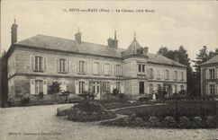 CPA Roye sur Matz Oise Le Chateau Cote Nord 