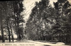 CPA Berneuil Oise Chemin vers Frocourt 