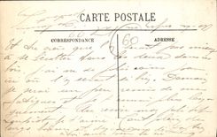 CPA Berneuil Oise Chemin vers Frocourt
