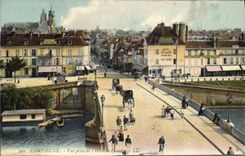 CPA Compiegne Vue prise de l'Hotel de Flandre 