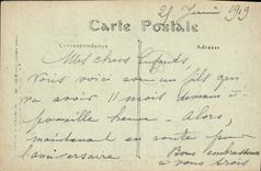 CPA Compiegne apres le bombardement Rue des Trois Barbeaux