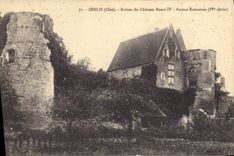CPA Senlis Oise Ruines du Chateau Henri IV 