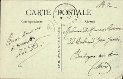 CPA Clermont Oise Le Tilleul Rue de Mony