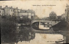 CPA Creil Oise Le Pont de la Boucherie  