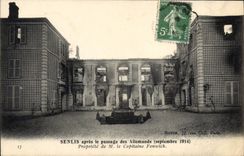 CPA Sensil apres le passage des Allemands septembre 1914 