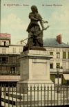 CPA Beauvais Statue de Jeanne Hachette 