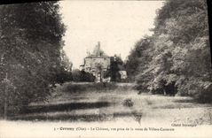 CPA Orrouy Oise Le Chateau vue prise de la route de Villers Cotterets 