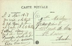 CPA Orrouy Oise Le Chateau vue prise de la route de Villers Cotterets