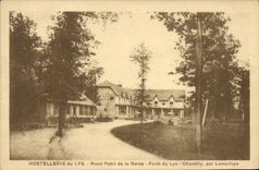 CPA Hostellerie du Lys Rond Point de la Reine Foret du Lys 