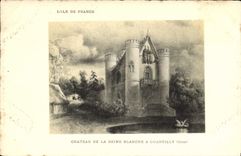 CPA L'ile de France chateau de la Reine Blanche a chantilly Oise 
