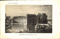 CPA l'ile de france Chateau de Chantilly Oise 