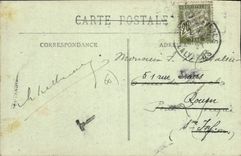 CPA Beauvais vielle maison bombardee dans la nun
