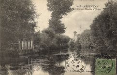 CPA Argentan l'Orne au moulin d'Orion 