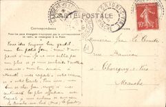 CPA Domfront chemain de ronde 
