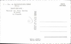 CPA Env de Bagnoles de l'Orne Orne Saint Ortaire Noviciat des Peres Servites de Marie la chapelle