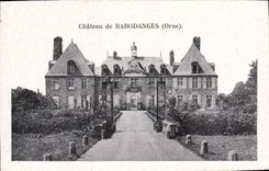 CPA Chateau de Rabodanges Orne 
