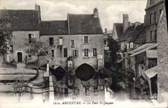 CPA Argentan le pont St Jacques 