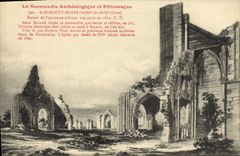 CPA La Normandie archeologique et pittoresque St Evroult Notre Dame du Bois Orne 