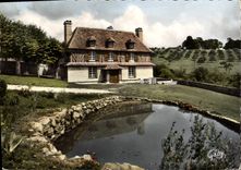 CPSM Manoir Normand Saint Pair du mont XVII 