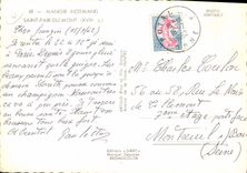 CPSM Manoir Normand Saint Pair du mont XVII 