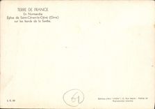 CPSM Terre de France En Normandie Eglise de Saint Ceneri le Gerei Orne sur les bords de la Sarthe