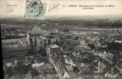 CPA Arras Panorama de la Ville pris du Beffroi Cote Nord 