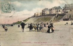 CPA Le Portel Vue sur la Plage 