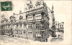 CPA Arras L'Hotel de Ville rue Vinocq
