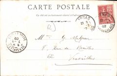 CPA Arras Casernes d'Intanterie quartier Schramm