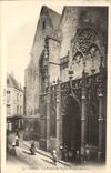 CPA Arras le Portail de l'eglise St Jean Baptiste 
