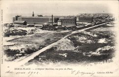 CPA Berck Plage l'hopital Maritime vue prise du Phare 