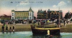 CPA Berck Plage le casino et la plage 