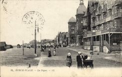 CPA Berck Plage la Digue 