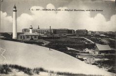 CPA Berck Plage hopital Maritime cote des Dunes 
