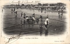 CPA Berck Plage la plage à Mer Haute 