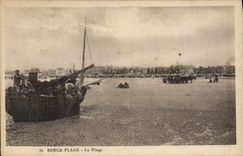 CPA Berck Plage la plage 