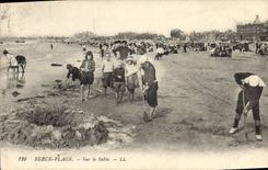 CPA Berck Plage sur le sable 