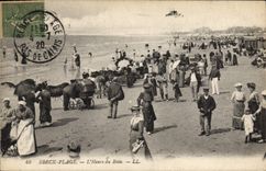 CPA Berck Plage l'heure du Bain 